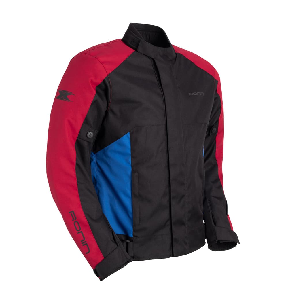 Jaqueta TEXX Ronin V2 Masculina Preta Vermelha Azul