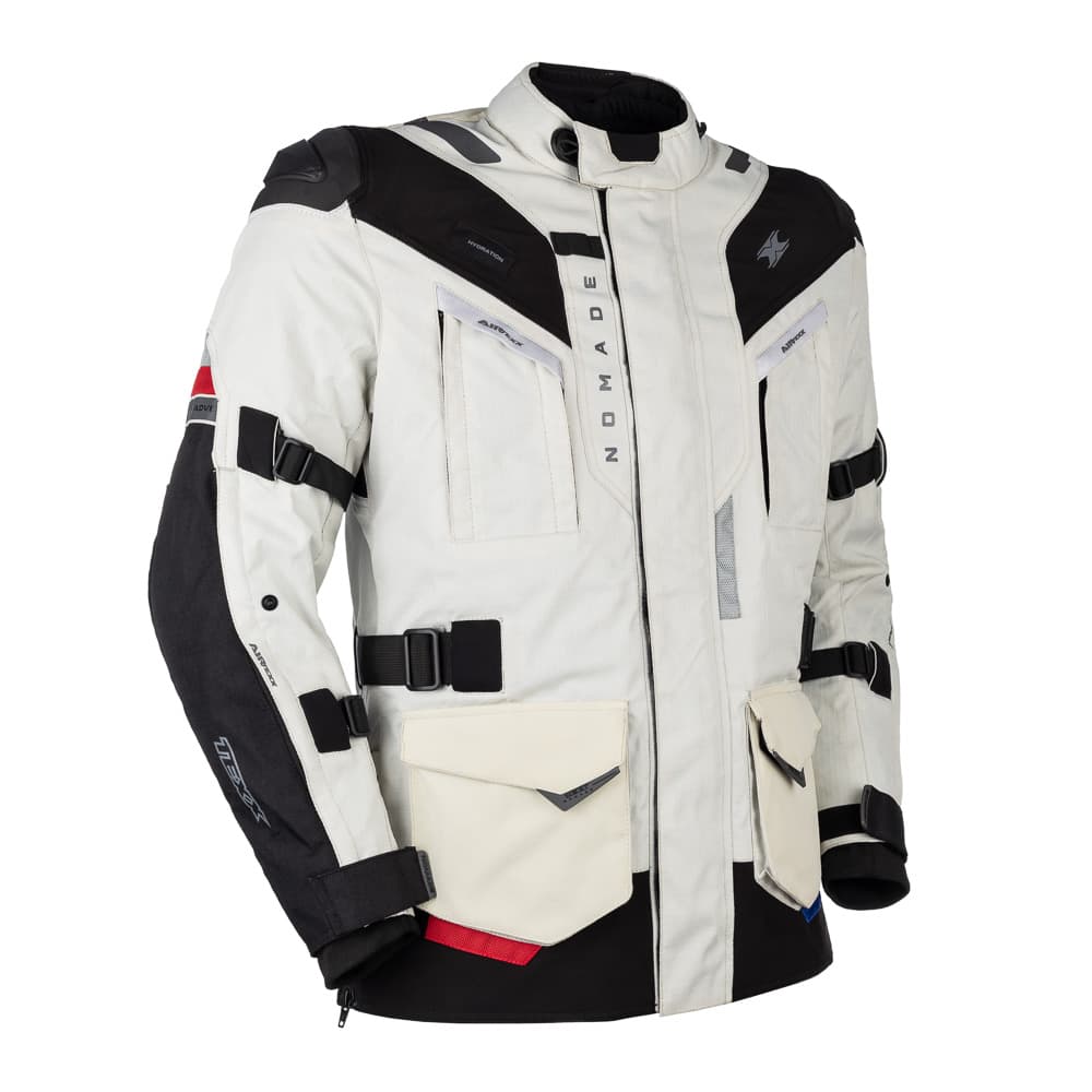 Jaqueta TEXX Nomade Masculina Branca Azul Vermelha