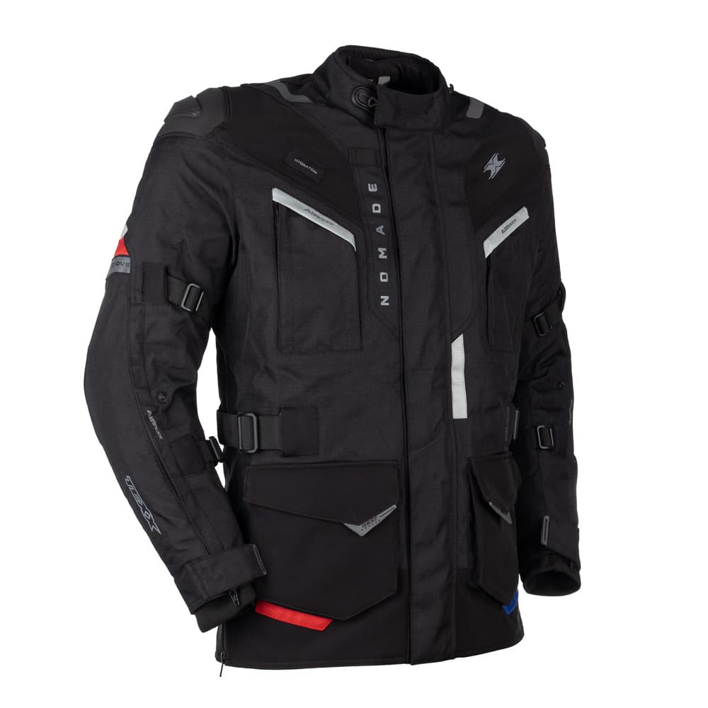 Jaqueta TEXX Nomade Masculina Preta Azul Vermelha