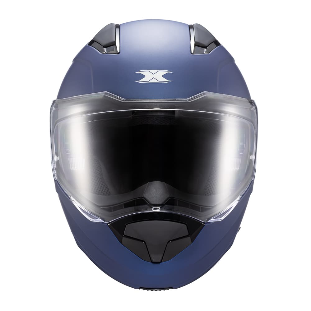 Capacete TEXX Escamoteável Kratos Solid Azul Fosco