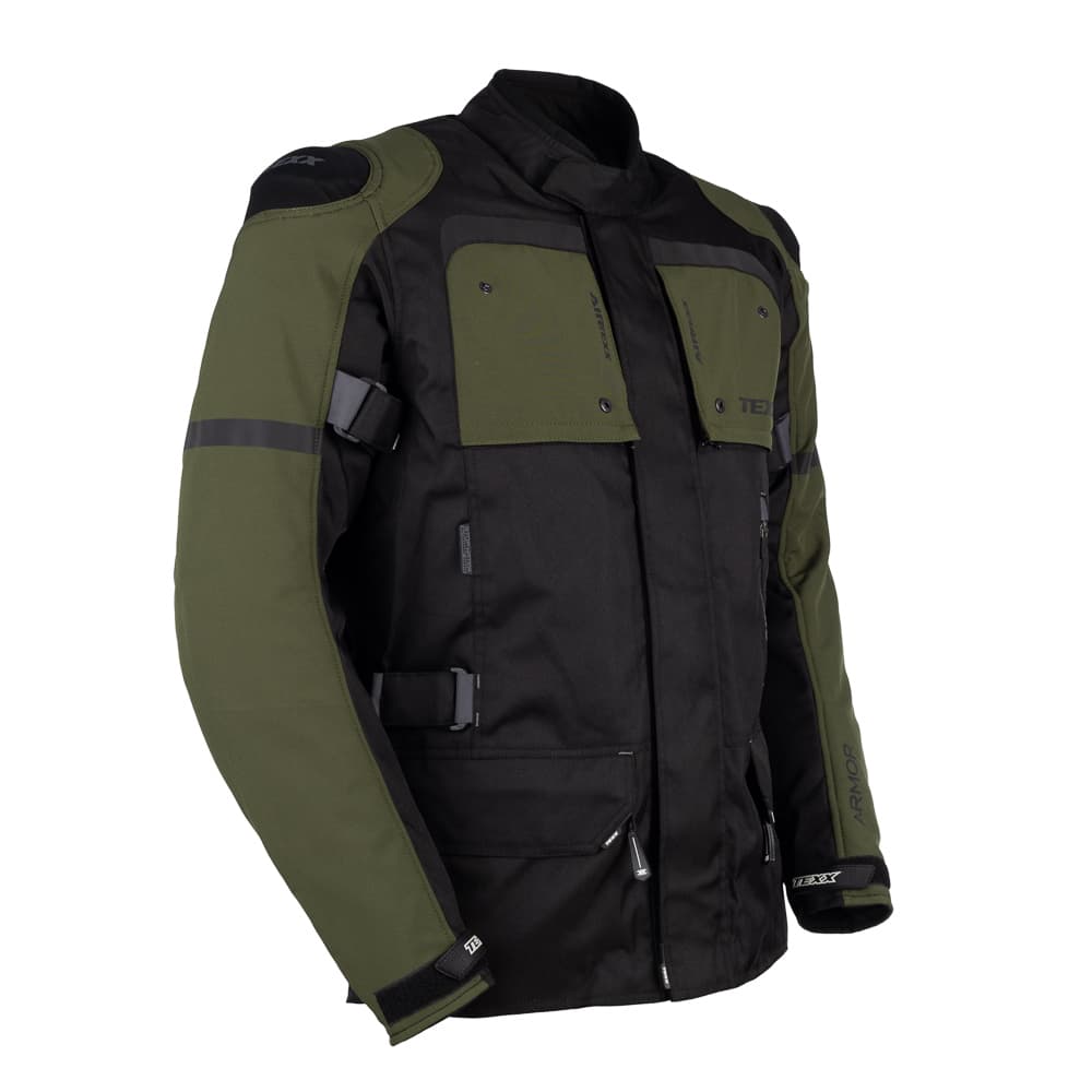 Jaqueta TEXX Armor Masculina Preta Verde